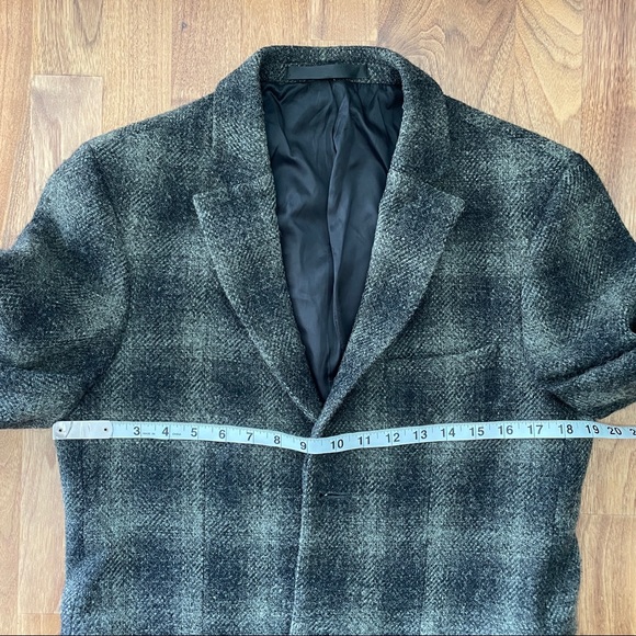 TOPMAN HARRIS TWEED 100% WOOL OVERCOAT - Picture 10 of 10